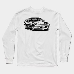 EUROBEAT INTENSIFIES - SKYLINE GTR R32 Long Sleeve T-Shirt